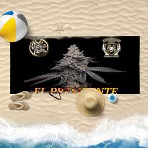 El Presidente Beach Towel by Weed Without Limits, LLC