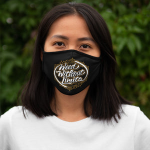 Weed Without Limits Fitted Polyester Face Mask