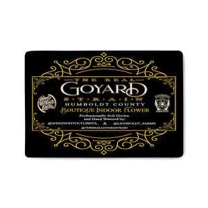 WWL X LBF Goyard Strain Exclusive Black/Gold DoorMat